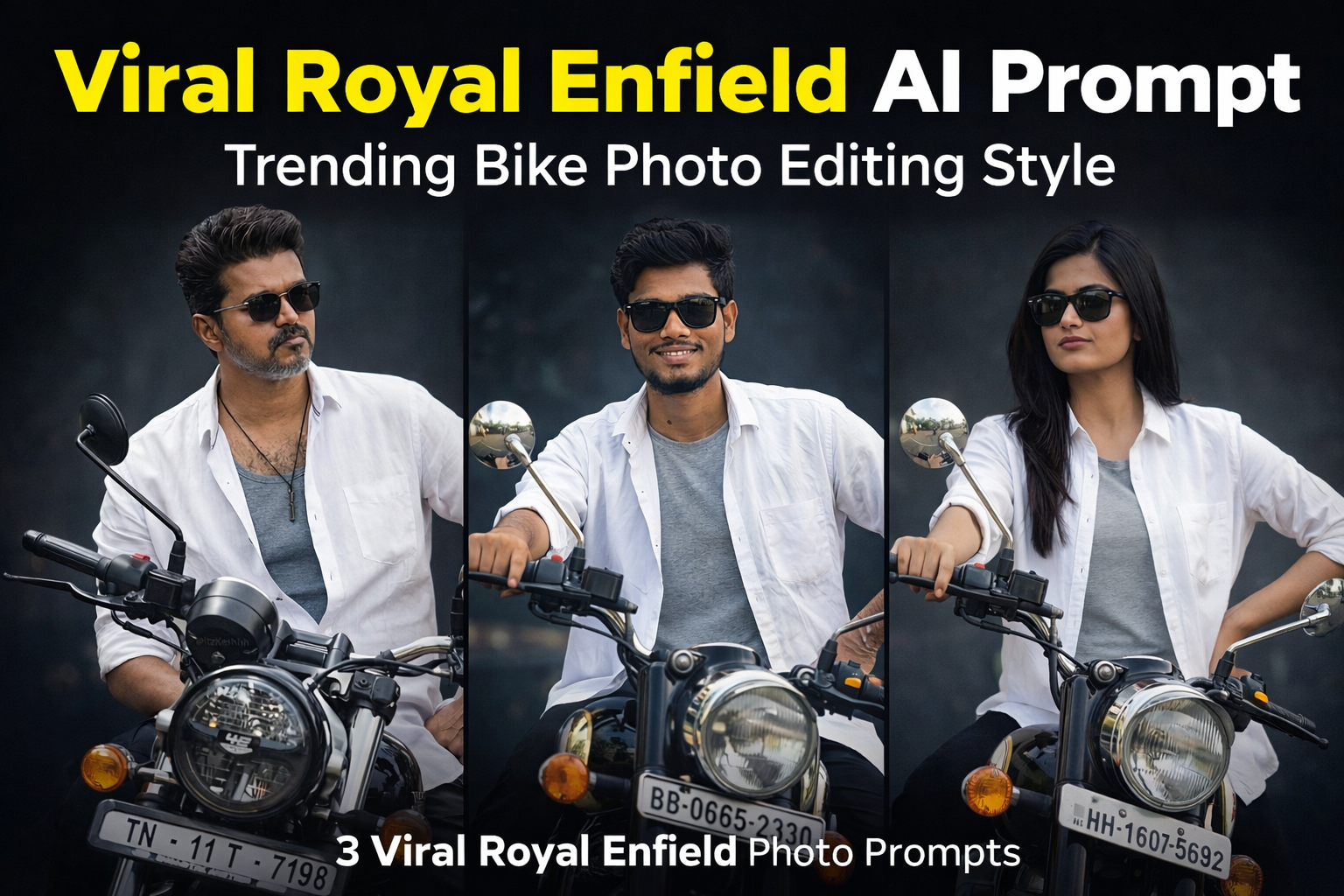 3 Viral Royal Enfield AI Photo Editing Prompts